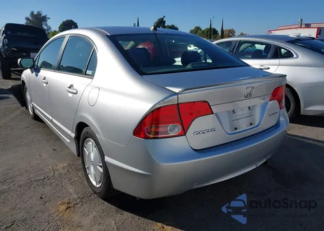 2006 Honda Civic Hybrid z USA, uszkodzony, nr VIN JHMFA36246S025559